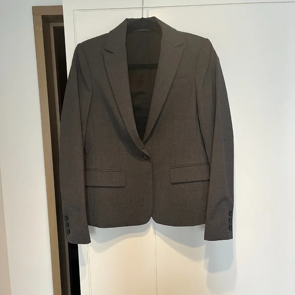 Theory Gray Suit Set - 3 Pieces - Picture 2 of 3